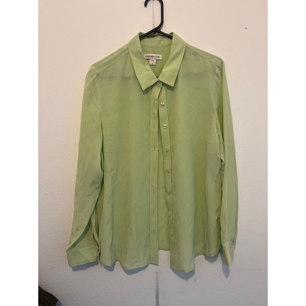 Coldwater creek silk button down